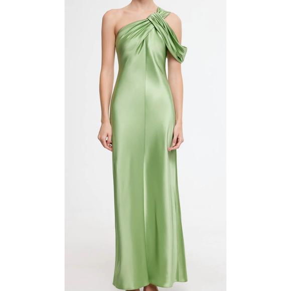 NEW ACLER hilder maxi dress in green